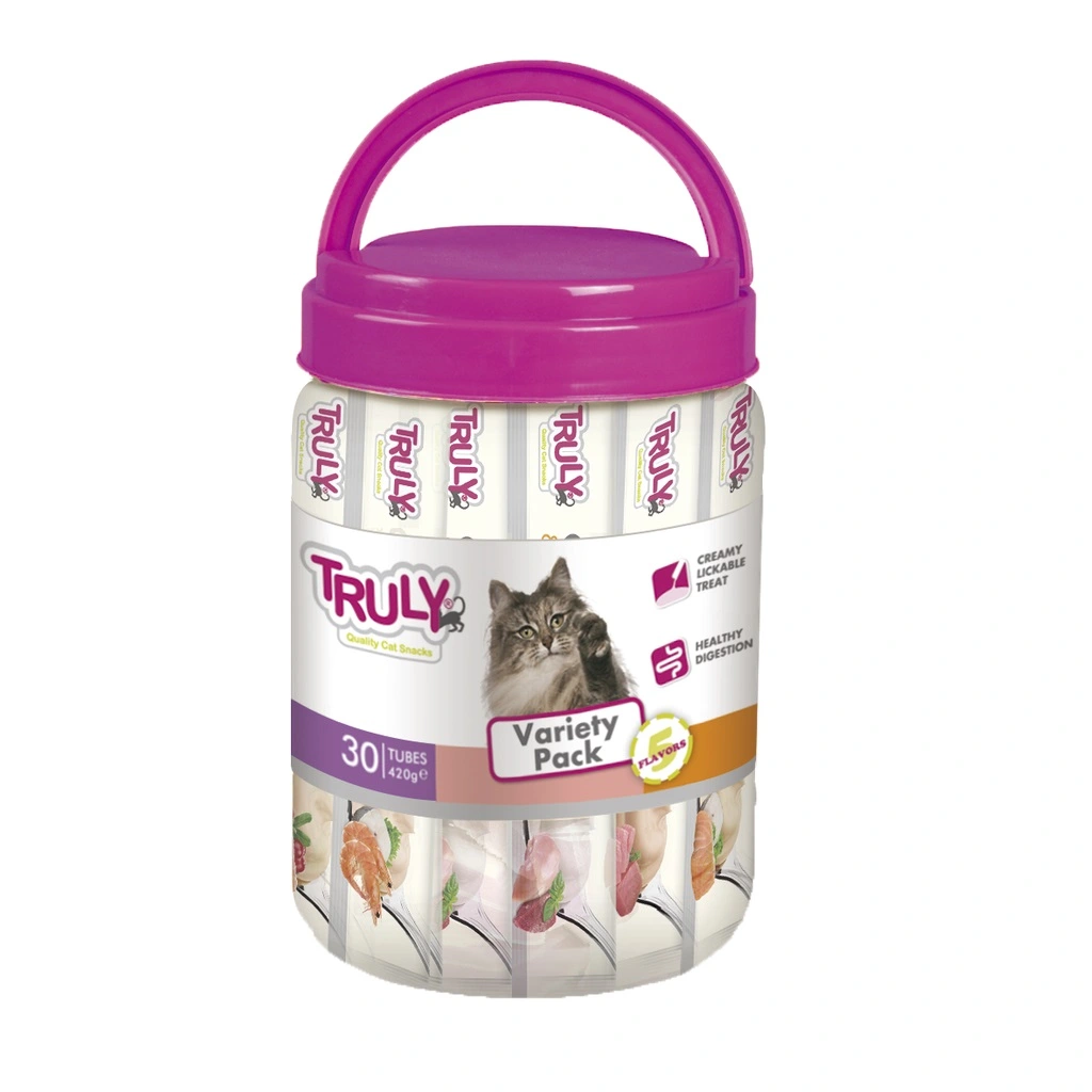 Truly Kat Cremet Slikbar Forskellige smag 420 Gram